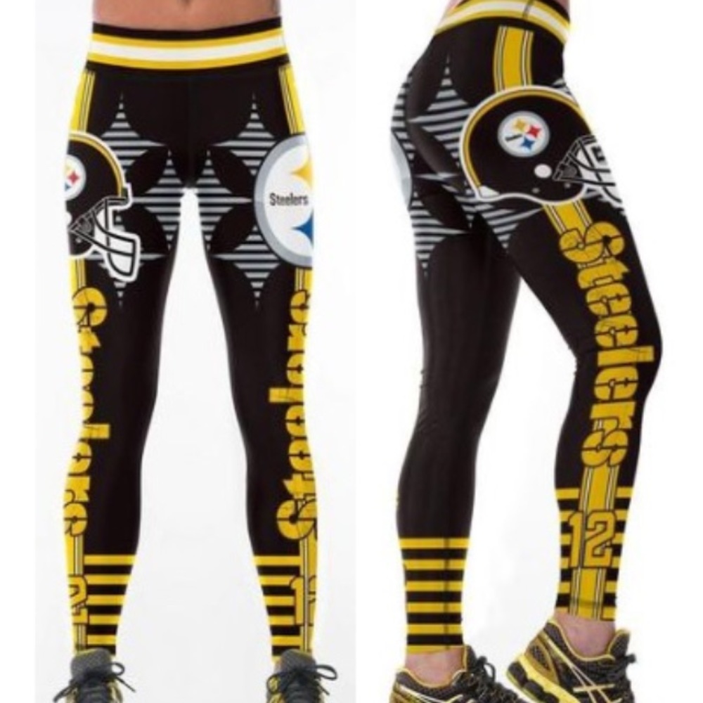 Steelers 3D Gym Yoga Fitness Leggings #12